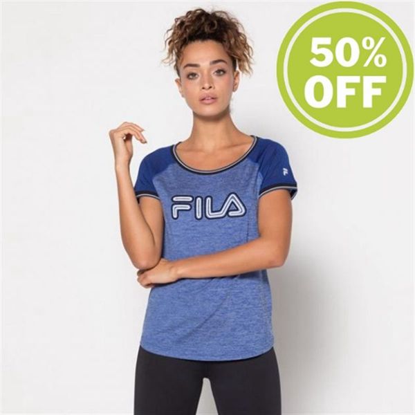 Camisas Fila Mujer Azules - Caorina Shirt - España 140953ZOT